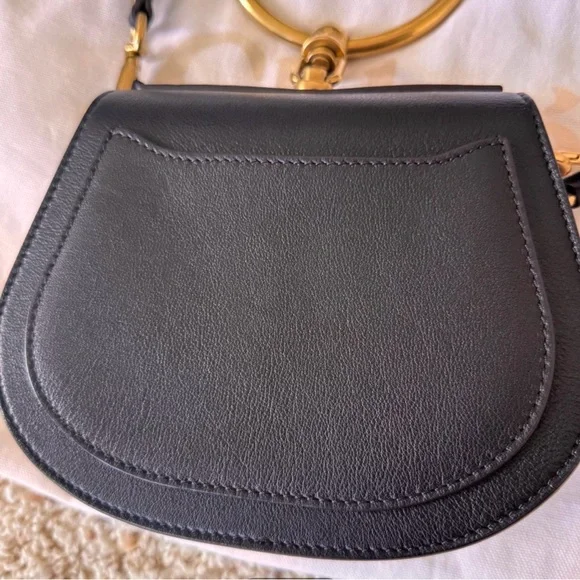 Chloe Calfskin Suede Nile Small Bracelet Bag - Picture 2 of 7